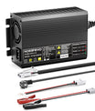 Noeifevo 12V 12.8V 30A LiFePO4  litio de batería de Cargador , voltaje de carga 14.6V, activación BMS 0V, apagado automático, carcasa de aluminio