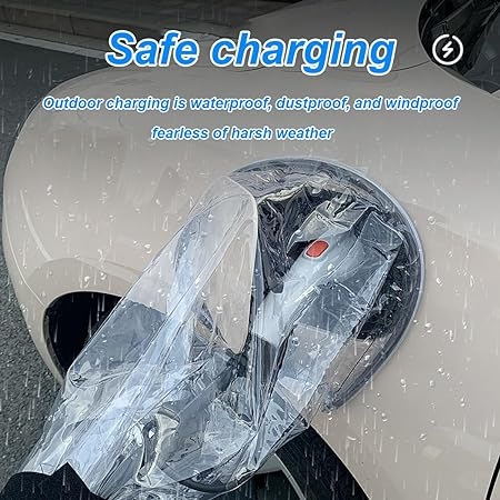 Housse de protection pour le port de charge de véhicule électrique contre la pluie, protection solaire, imperméable et anti-neige