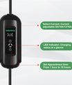 Noeifevo 15meters câble de charge EV mobile , 3.7KW 16A Chargeur EV portable type 2 type 1 avec Schuko