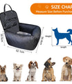 NOEIFEVO CA11 siège auto pour chien, lit de siège central automatique pour chien, porte-chien portable, sac de voyage de sécurité pour chien et chat