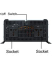 Onduleur 60V à 230V, onde sinusoïdale pure, 3000W, 4000W, 5000W, convertisseur de tension CC-AC portable, onduleur auto-solaire