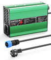 NOEIFEVO 16.8V 10A מטען ליתיום עבור סוללות 4S 14.8V Li-Ion Lipo, מאוורר קירור, כיבוי אוטומטי (ירוק)