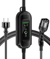 Noeifevo Tragbares Typ 2/Typ 1 3.6KW 16A EV-Ladegerät, 5m/10m/15m mobiles EV-Ladekabel mit Schuko