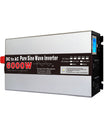 12V 24V 48V 220V Inverter ren sinusformet, 6000W 8000W højtydende 0/60Hz solinverter med LED-EU-stik