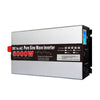 Inversor de onda sinusoidal pura 12V 24V 48V 220V, 6000W 8000W inversor solar de alta potencia 0/60Hz con toma LED UE