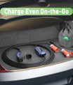 Noeifevo Chargeur de batterie de voiture pour tous les véhicules de type 2, 11KW CEE16A 5M/10M/15M charge rapide de Câble