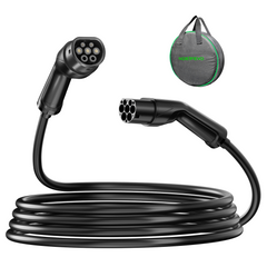 Noeifevo Tipo 2 Cable de carga para EV Coches eléctricos, 22KW 32A/11KW 16A/7KW 32A Cable de carga rápida de energía