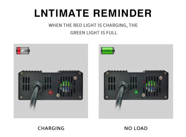 NOEIFEVO – chargeur de batterie au Lithium 84V 6A, pour vélo électrique 20S 72V, charge rapide avec ventilateurs, XLR/XT60/GX-16/3P LP-16