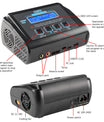 NOEIFEVO C150 Chargeur équilibré RC AC/DC 150W 10A Déchargeur pour batteries LiPo, LiHV, LiFe, LiIon, NiCd, NiMh, Pb