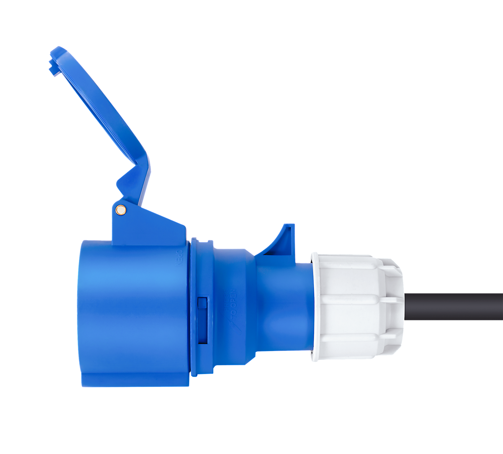 CEE 32A sur prise type 2, CEE 32A sur type 2 (côté charge) Adaptateur pour véhicules électriques Station de charge