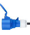 CEE 32A sur prise type 2, CEE 32A sur type 2 (côté charge) Adaptateur pour véhicules électriques Station de charge