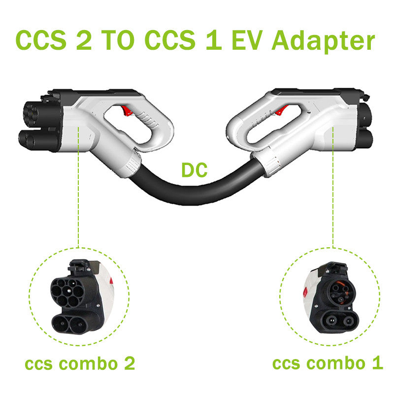 Noeifevo CCS 2 till CCS1 150A 1000V EV-adapter, snabbladdningskabel för J1772-bilar