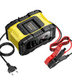 NOEIFEVO 10A Autobatterie Lader, 12V 24V LiFePO4 Lader, Acculader, Auto Lader, Intelligente Acculader met Temperatuurcompensatie voor Auto, Vrachtwagen, Motorfiets, Grasmaaier.