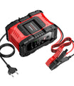 NOEIFEVO Chargeur de batterie 20A pour voiture, chargeur de batterie 12V 24V pour batteries au plomb-acide AGM LiFePO4, chargeur de véhicule intelligent avec compensation de température pour voitures, camions, motos, tondeuses à gazon.