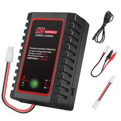 Chargeur Intelligent N8 pour Batteries NiMH / NiCD pour Batteries 2-8s 2.4V 3.6V 4.8V 6V 7.2V 8.4V 9.6V pour Airsoft, Voiture RC, Bateau, Drone, avec Connecteur Standard / Mini Tamiya