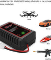 Chargeur Intelligent N8 pour Batteries NiMH / NiCD pour Batteries 2-8s 2.4V 3.6V 4.8V 6V 7.2V 8.4V 9.6V pour Airsoft, Voiture RC, Bateau, Drone, avec Connecteur Standard / Mini Tamiya