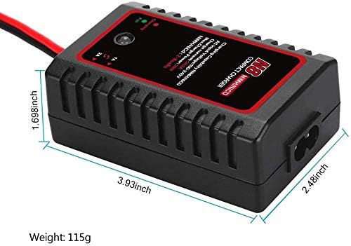 Chargeur Intelligent N8 pour Batteries NiMH / NiCD pour Batteries 2-8s 2.4V 3.6V 4.8V 6V 7.2V 8.4V 9.6V pour Airsoft, Voiture RC, Bateau, Drone, avec Connecteur Standard / Mini Tamiya