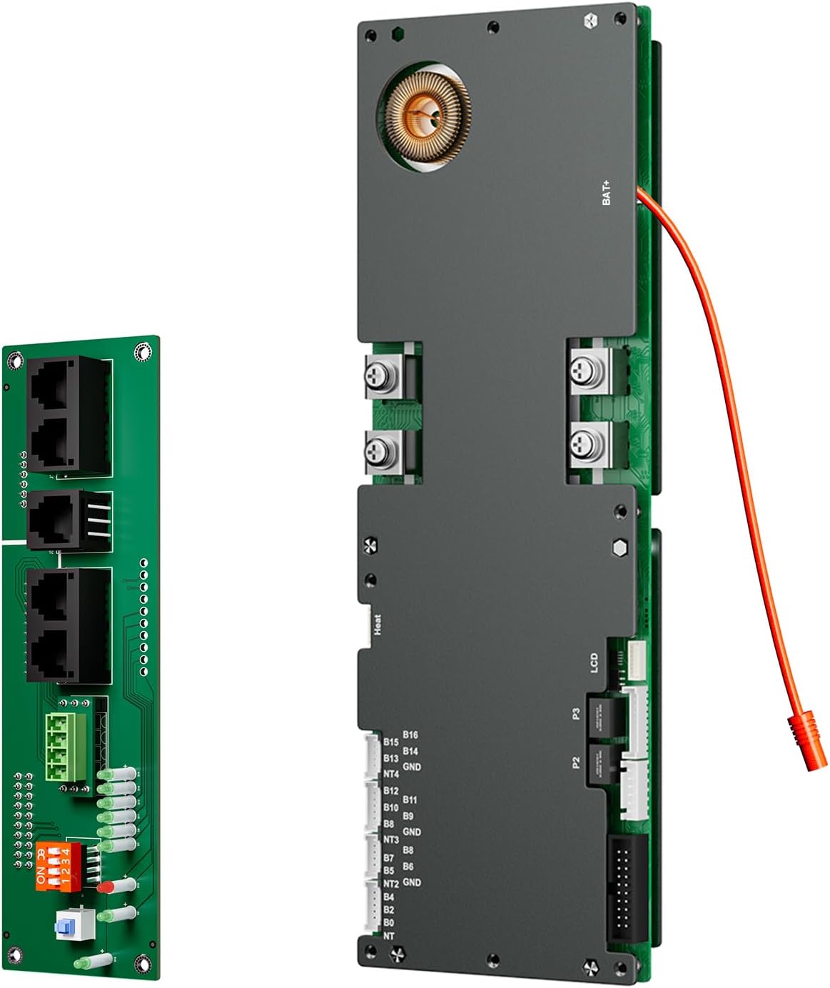 BMS 8S–16S 24V–48V 200A do domowego magazynowania energii z aktywnym balansem 2A, wbudowanym Bluetooth oraz komunikacją RS485/CAN do systemów solarnych