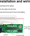 BMS 8S–16S 24V–48V 200A do domowego magazynowania energii z aktywnym balansem 2A, wbudowanym Bluetooth oraz komunikacją RS485/CAN do systemów solarnych
