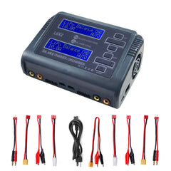 NOEIFEVO L6X2 Chargeur-Déchargeur Intelligent à Deux Canaux pour Batteries RC NiMH, NiCd, LiHV, Li-ion, Lipo, PB