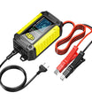 Cargador y comprobador de baterías de coche 2 en 1, cargador de baterías de 12V para plomo-ácido, AGM y LiFePO4, cargador de vehículos, comprobador inteligente de baterías para coches, camiones, motocicletas y cortacéspedes