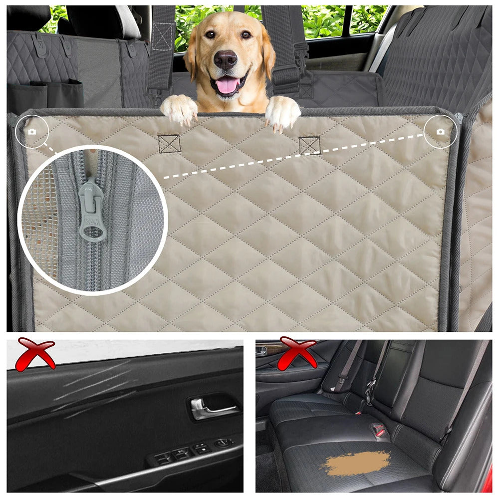 NOEIFEVO CA01 Protecteur de siège arrière de voiture pour animaux de compagnie, tapis de siège arrière de voiture imperméable pour tous les véhicules