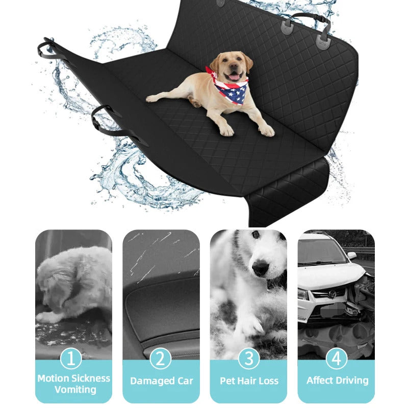 NOEIFEVO CA02 housse de siège de voiture pour chien imperméable à l'eau pour animaux de compagnie voyage chien transporteur hamac voiture siège arrière protecteur