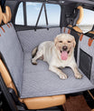 NOEIFEVO CA17 couverture pour chien pour siège arrière de voiture avec fenêtre en mesh et surface lavable, fond rigide, housse de siège de voiture pour animaux de compagnie, convient à la plupart des voitures, SUV et camions