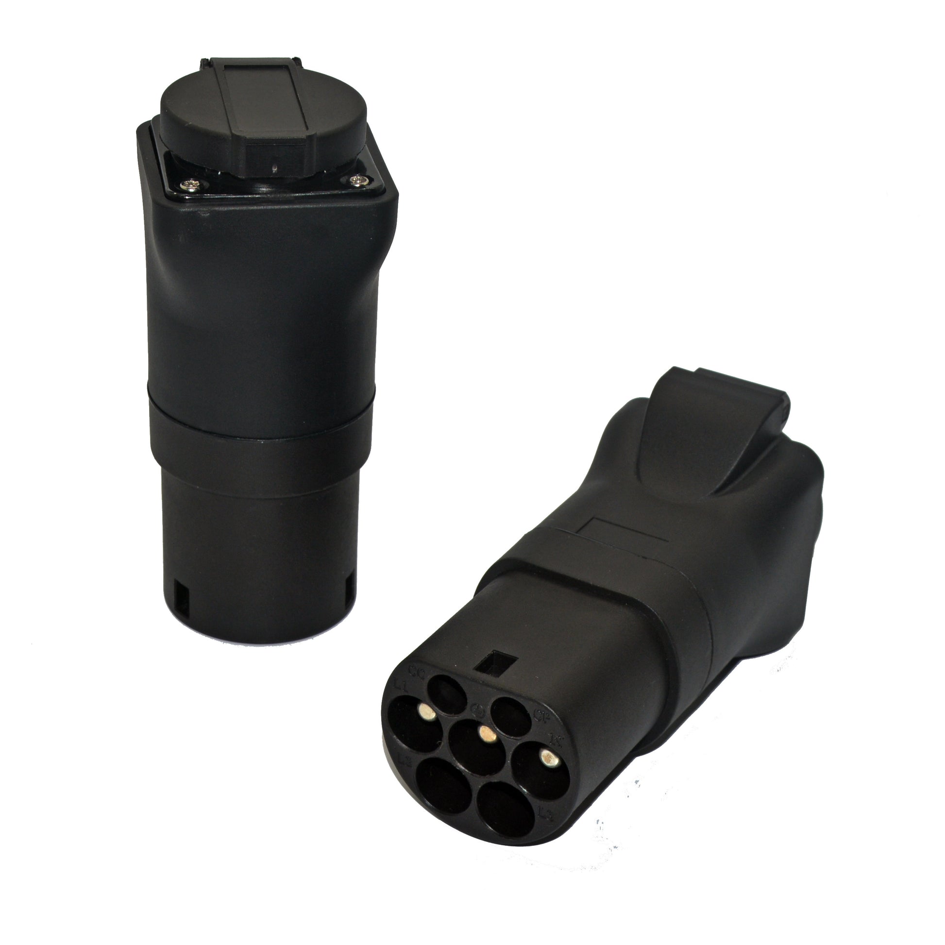 Noeifevo C2 Type2 Stekker naar Schuko Socket Adapter, 16A 1 Fase EV Adapter om stroom te krijgen van EV laadstation