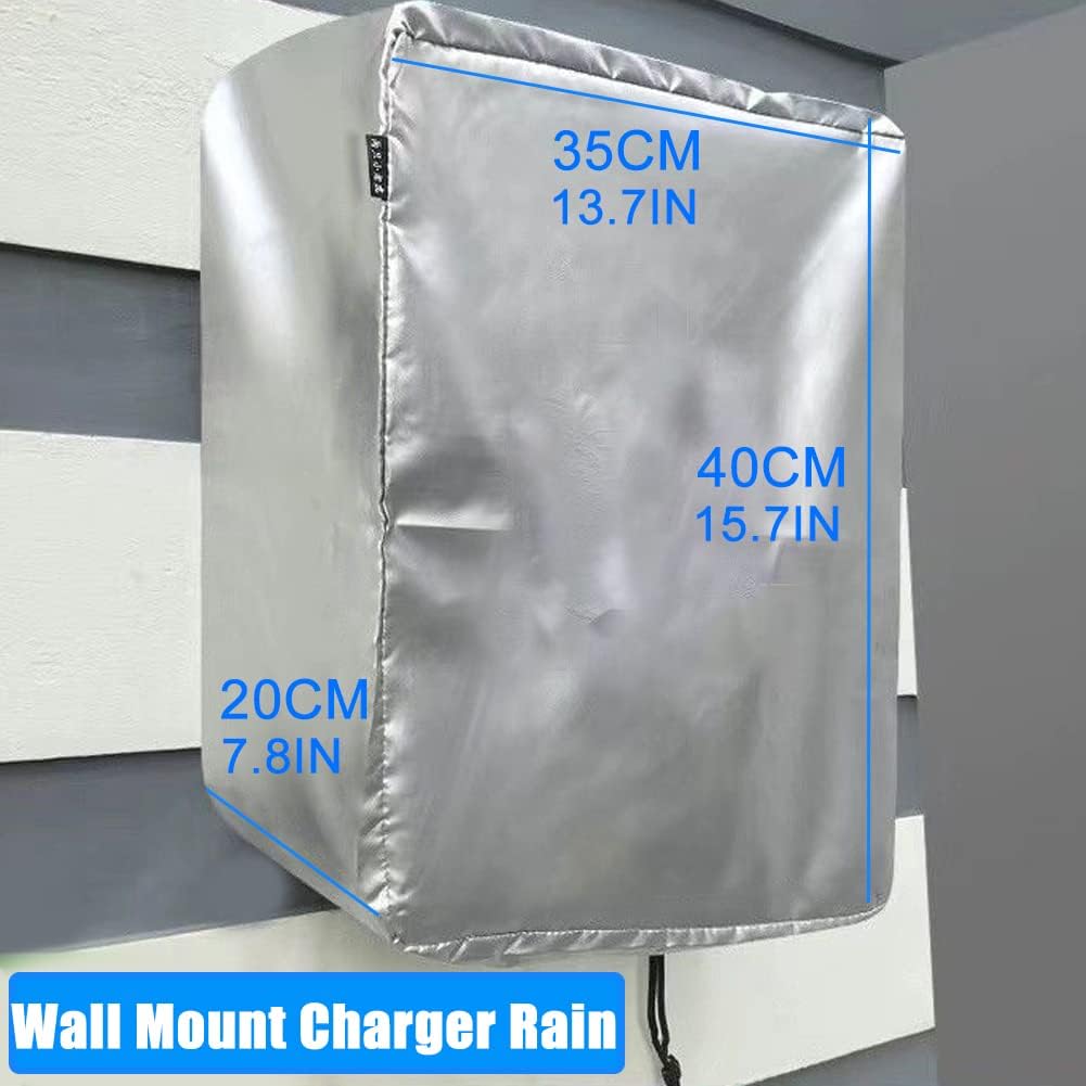 Housse de protection contre les intempéries NOEIFEVO pour station de charge EV Wallbox, couverture extérieure étanche à l'eau et à la poussière (40 x 32 x 20 cm)