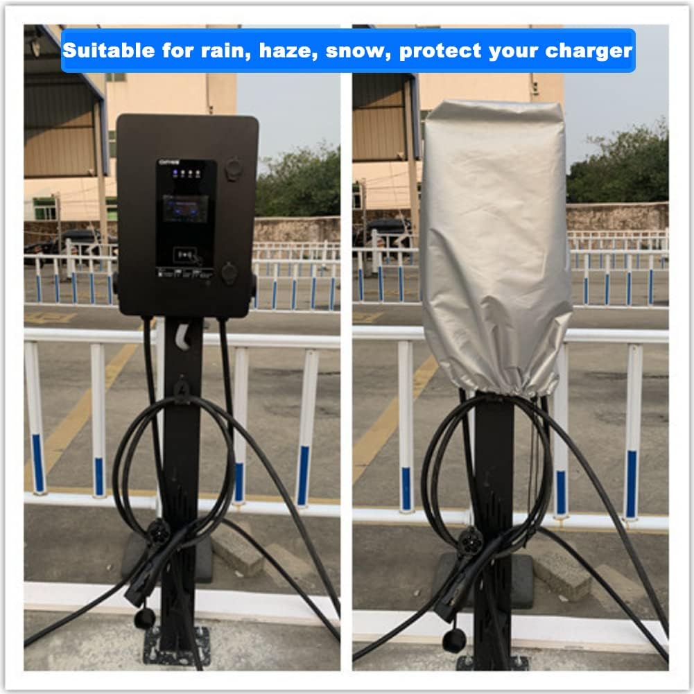 Housse de protection contre les intempéries NOEIFEVO pour EV Wallbox, coque extérieure étanche à l'eau et à la poussière pour station de charge (70* 35*25 cm)