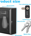 NOEIFEVO Boîtier mural de protection contre les intempéries, boîte de charge pour chargeurs EV – Boîte de protection antivol pour stations de charge, protection contre la pluie UV, avec serrure à combinaison et clé