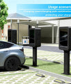 NOEIFEVO Boîtier mural de protection contre les intempéries, boîte de charge pour chargeurs EV – Boîte de protection antivol pour stations de charge, protection contre la pluie UV, avec serrure à combinaison et clé