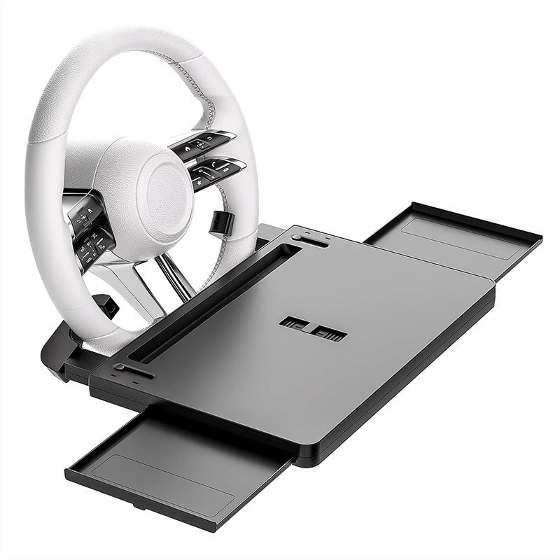 Multifunctionele stuurtafel voor in de auto – ideaal om te eten, werken of als laptopsteun onderweg Draagbare autotafel voor alle voertuigen