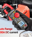 Multimeter Stromzange,4000 Counts TRMS Auto Range Strommesszange mit Wechselstrom/Gleichstrom Strom,Spannung,Widerstand,Kapazität,Durchgang,berührungslose Spannungserkennung Werkzeug