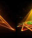 2W lumière laser fantôme en couleur, éclairage de scène professionnel, adapté au KTV, aux bars, aux clubs de nuit et aux spectacles sur scène