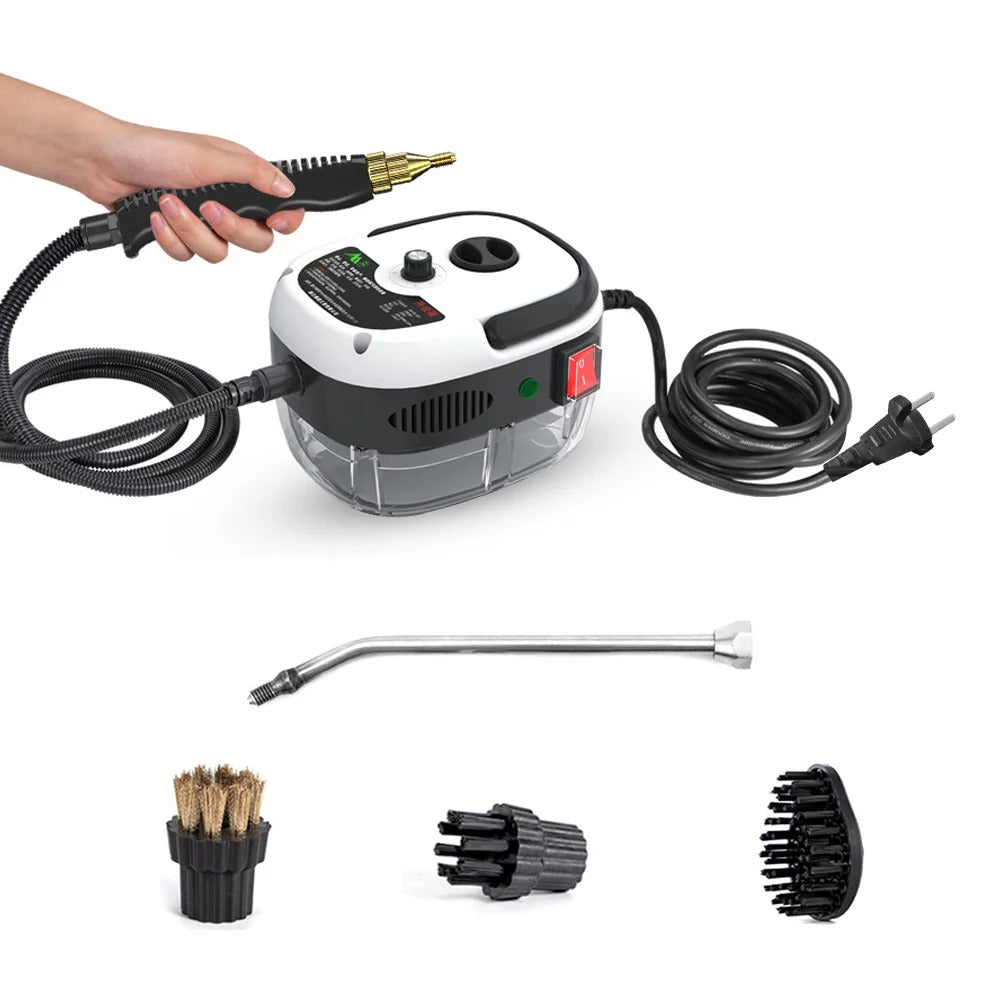 Pulitore a vapore da 2500W, macchina per la pulizia a spruzzo ad alta temperatura per cappe aspiranti, condizionatori da cucina, pulizia auto e elettrodomestici