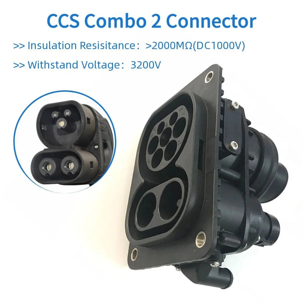 Prise CCS2 Combo EV pour voiture électrique EVSE, prise CCS2 80A/125A/150A/200A