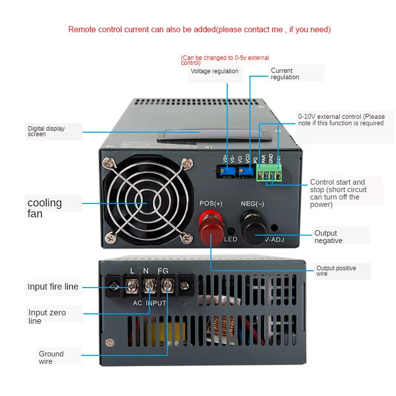 NOEIFEVO 0-320V 0-220V 0-150V 0-110V Chargeur universel haute tension, compatible avec toutes les batteries ayant une tension de charge allant jusqu'à 320V