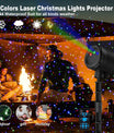 RGB-Laser-Ambientebeleuchtung für Garten & Rasen, Rot-Grün-Blaue Partybeleuchtung für Weihnachten & Halloween