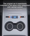 Chargeur rapide pour console centrale – Station de charge USB-C & Hub répartiteur USB, compatible avec Tesla M3/Y (Highland 2024–2025 & Standard 2021–2024), adaptateur intelligent avec câble d'extension d'alimentation