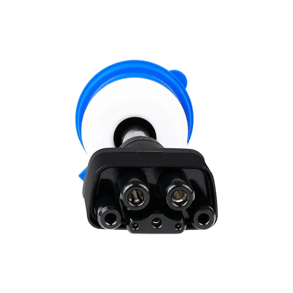 Adapter zasilania niebieski jednofazowy CEE32A, kompatybilny z Tesla Model X, S, Y oraz ładowarką EV drugiej generacji.