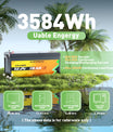 NOEIFEVO D4870 51.2V 70AH Lithium de phosphate  fer batterie LiFePO4 avec 80A BMS 