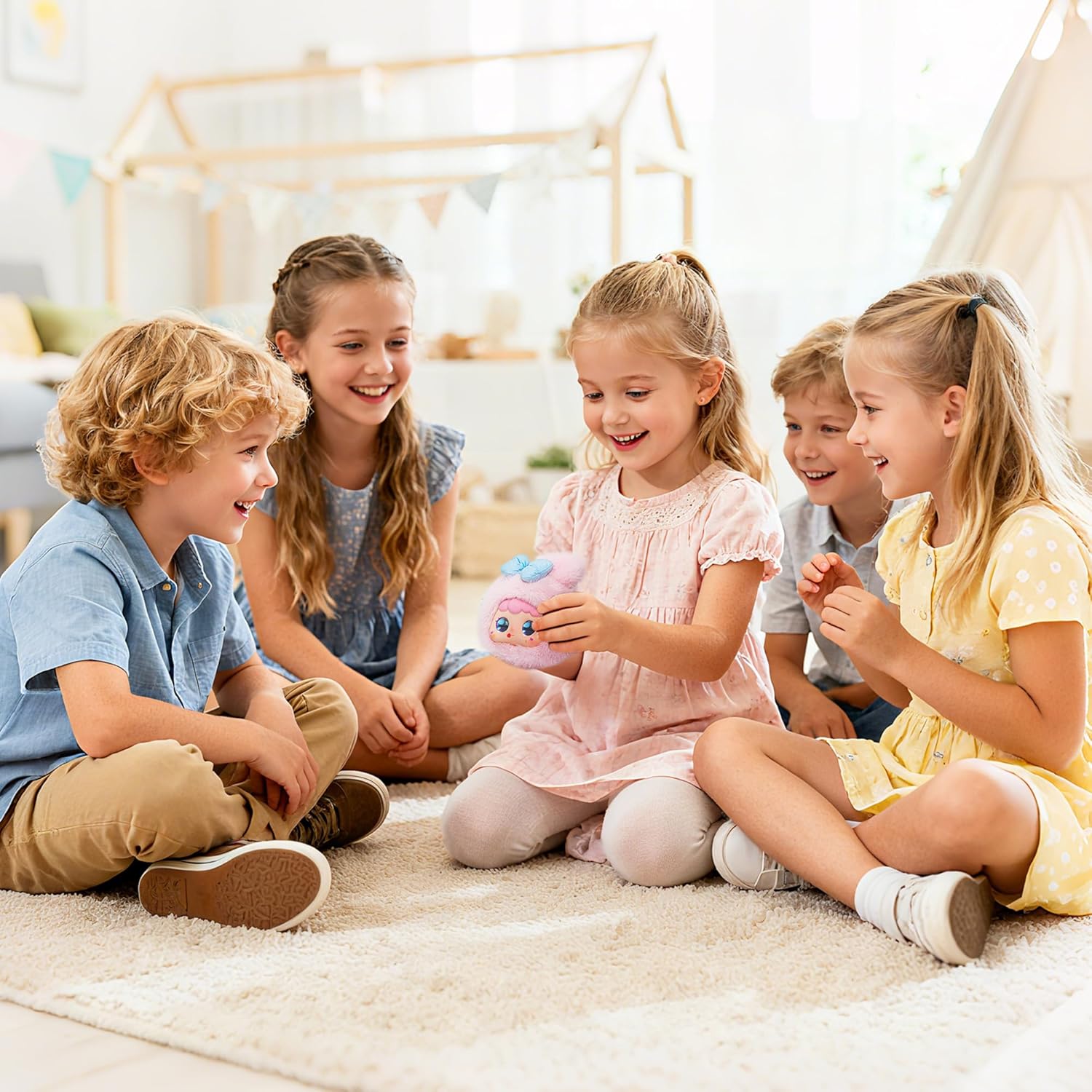 AI-gesteuertes Plüschtier mit ChatGPT – mehrsprachiger, emotionaler AI-Begleiter zum Kuscheln, interaktiver Lernassistent und Gedächtnistrainer für Kinder ab 3 Jahren, inklusive Eltern-App mit Chat-Zusammenfassung.