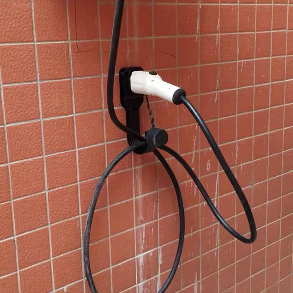 EV Charger Cable Holder, laddningshuvuduttag för elfordonsplugg